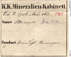 Etiketten zu Apatit (NHMW-MIN-Am279)